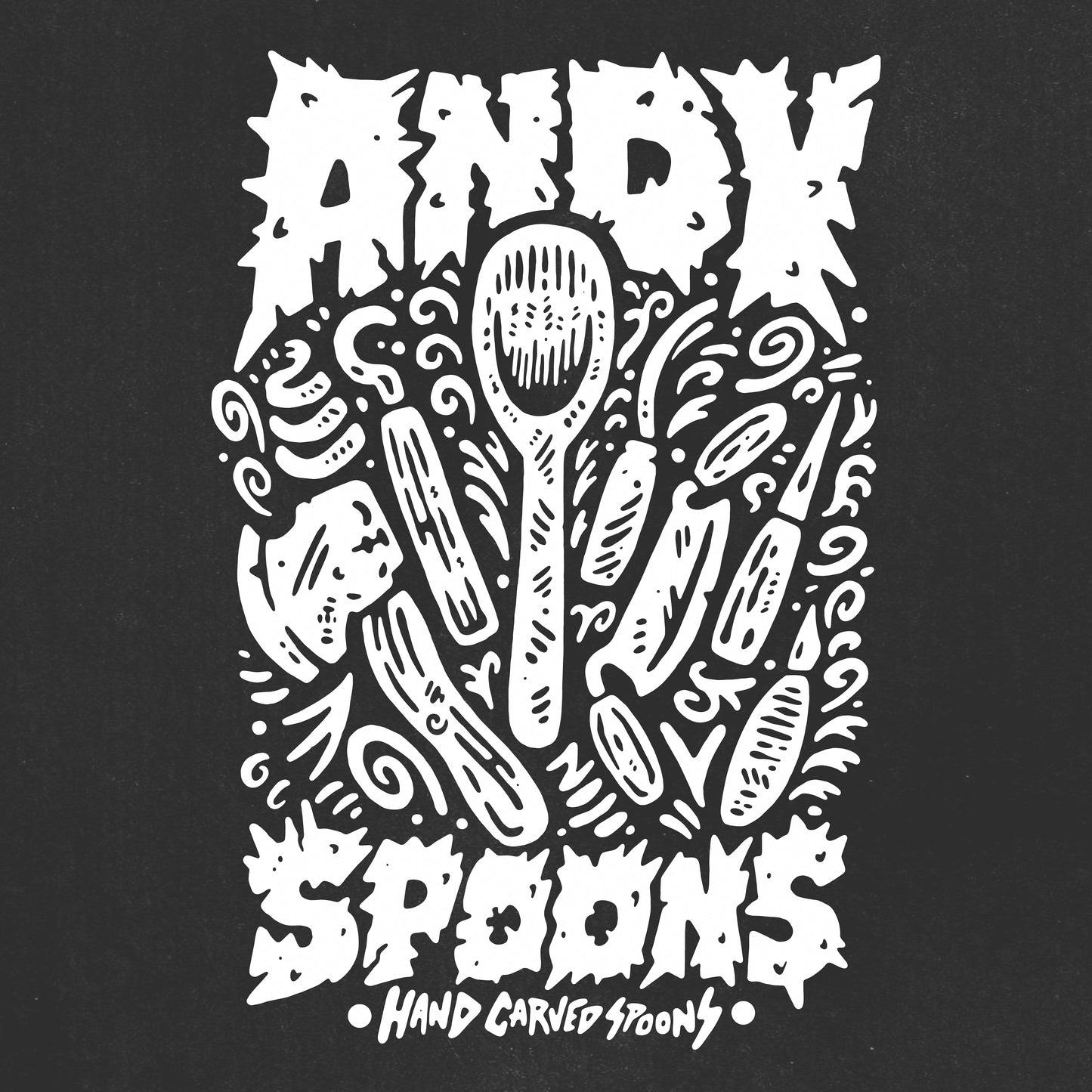 Andy Spoons T-Shirt - Charcoal