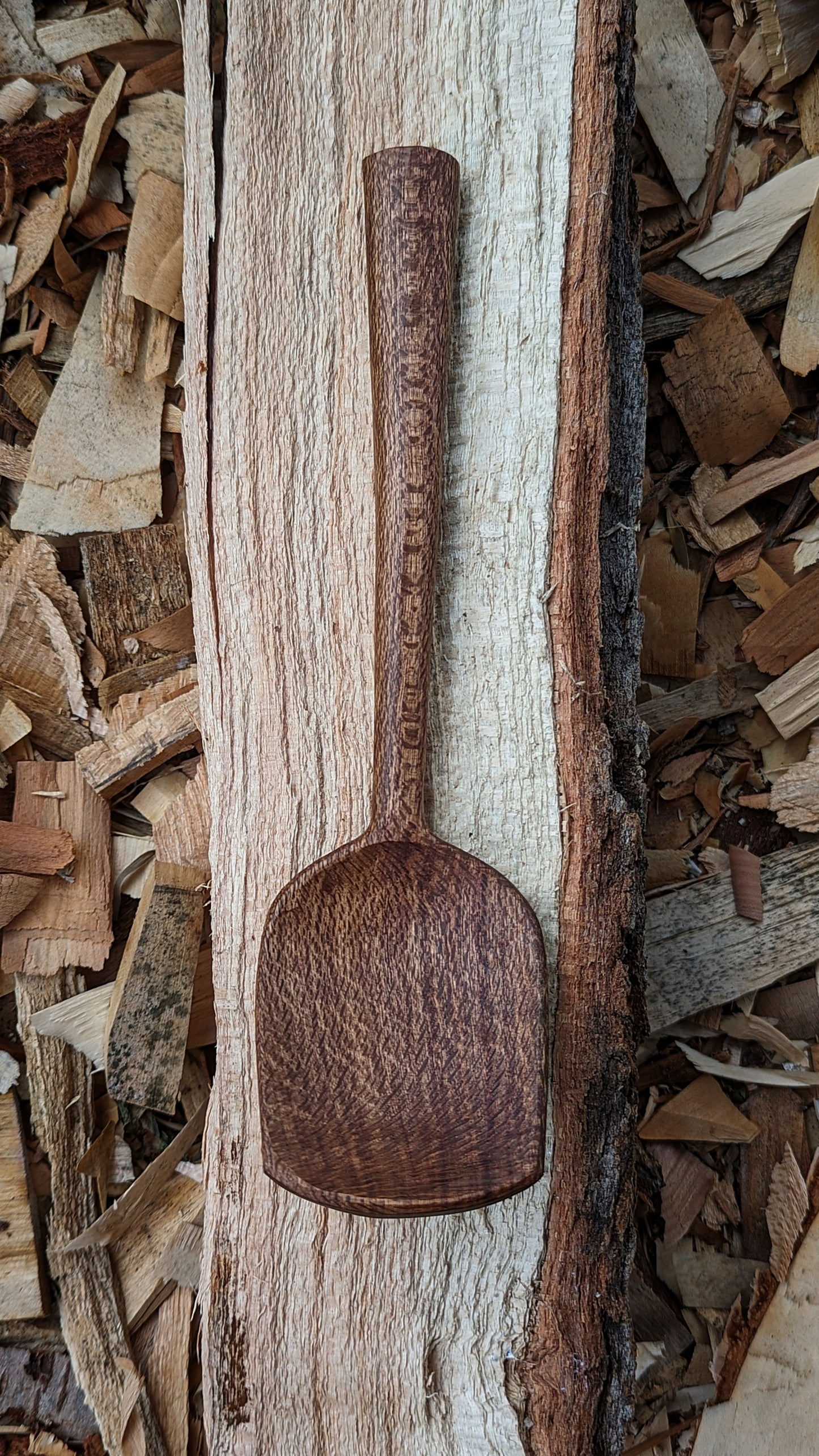 Cooking/Serving Spoon - Baked Silky Oak