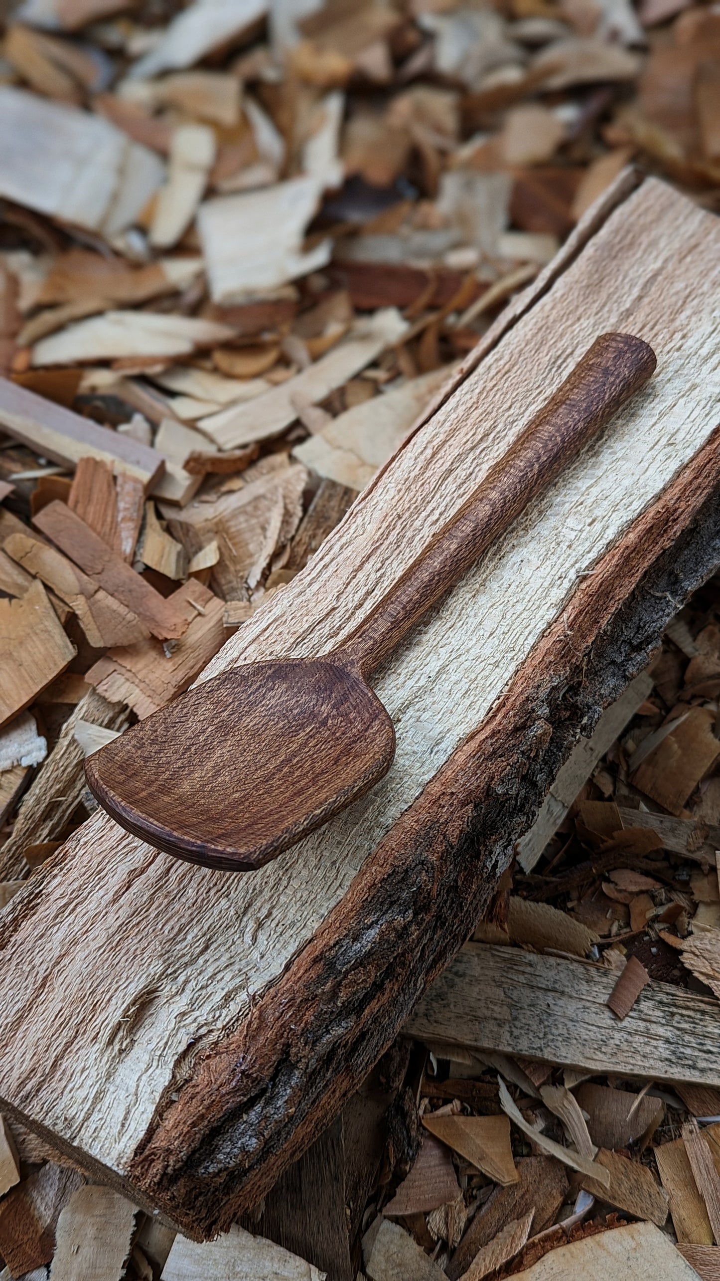 Cooking/Serving Spoon - Baked Silky Oak