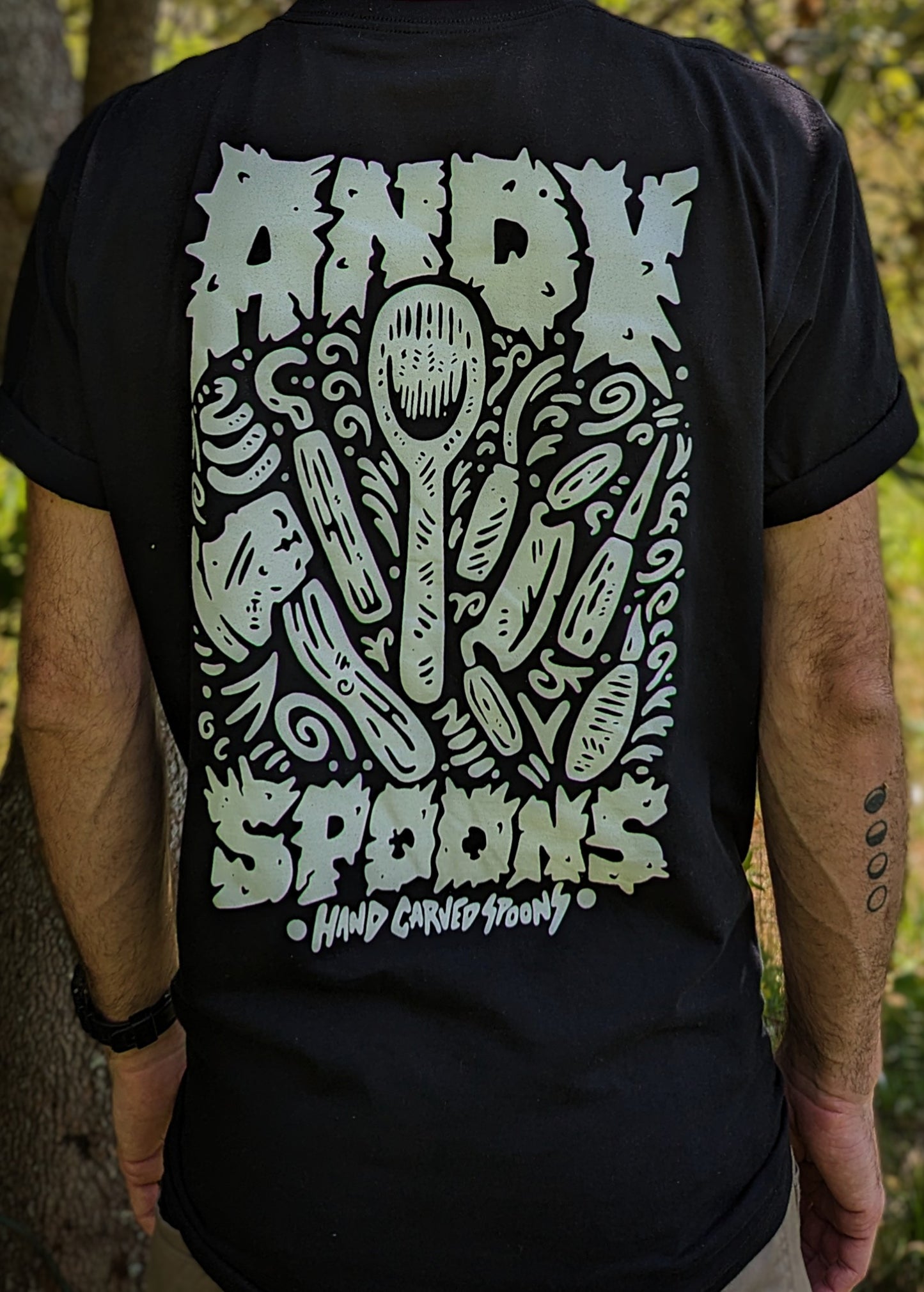 Andy Spoons T-Shirt - Black