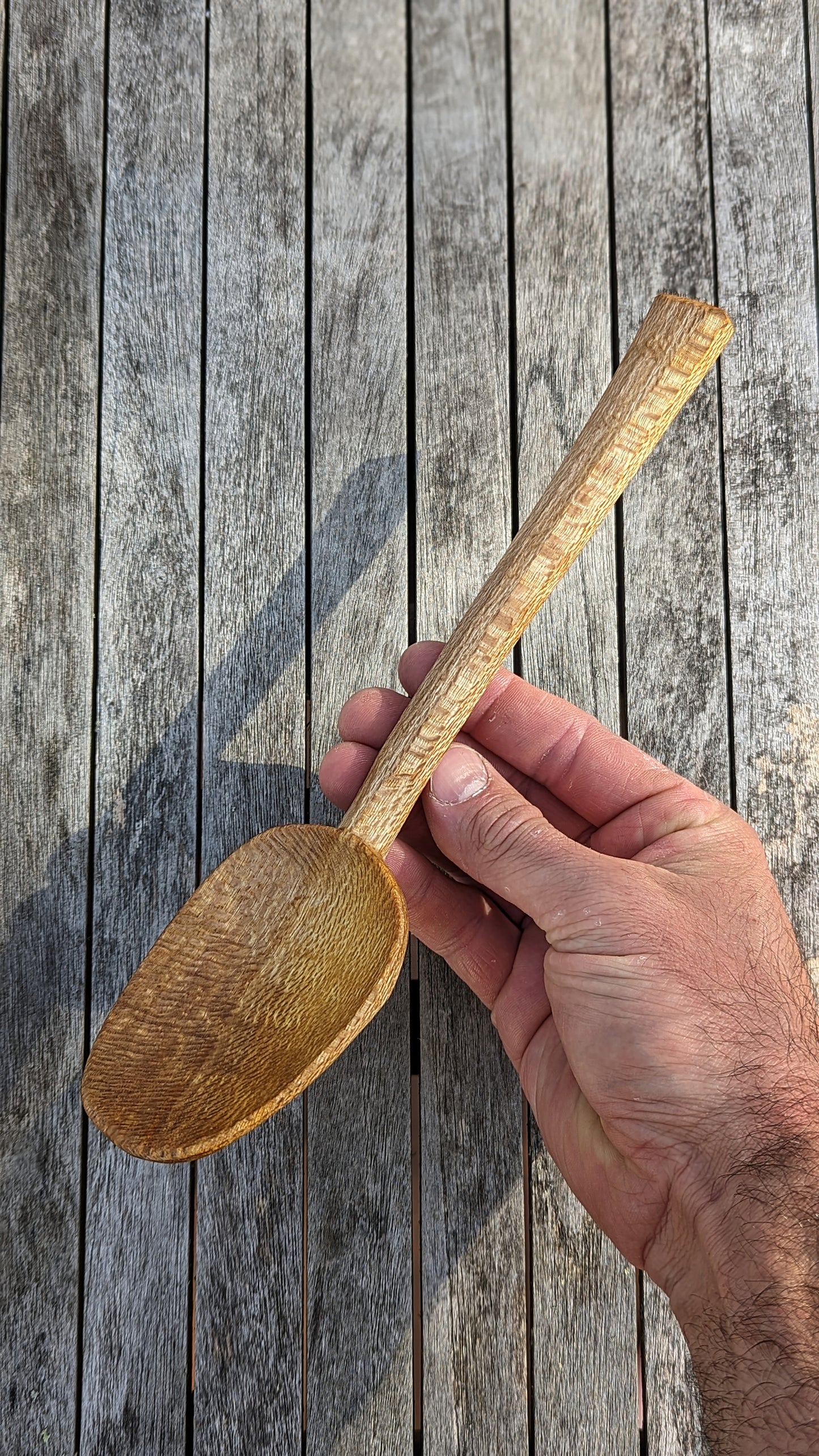 Serving Spoon - Baked Silky Oak