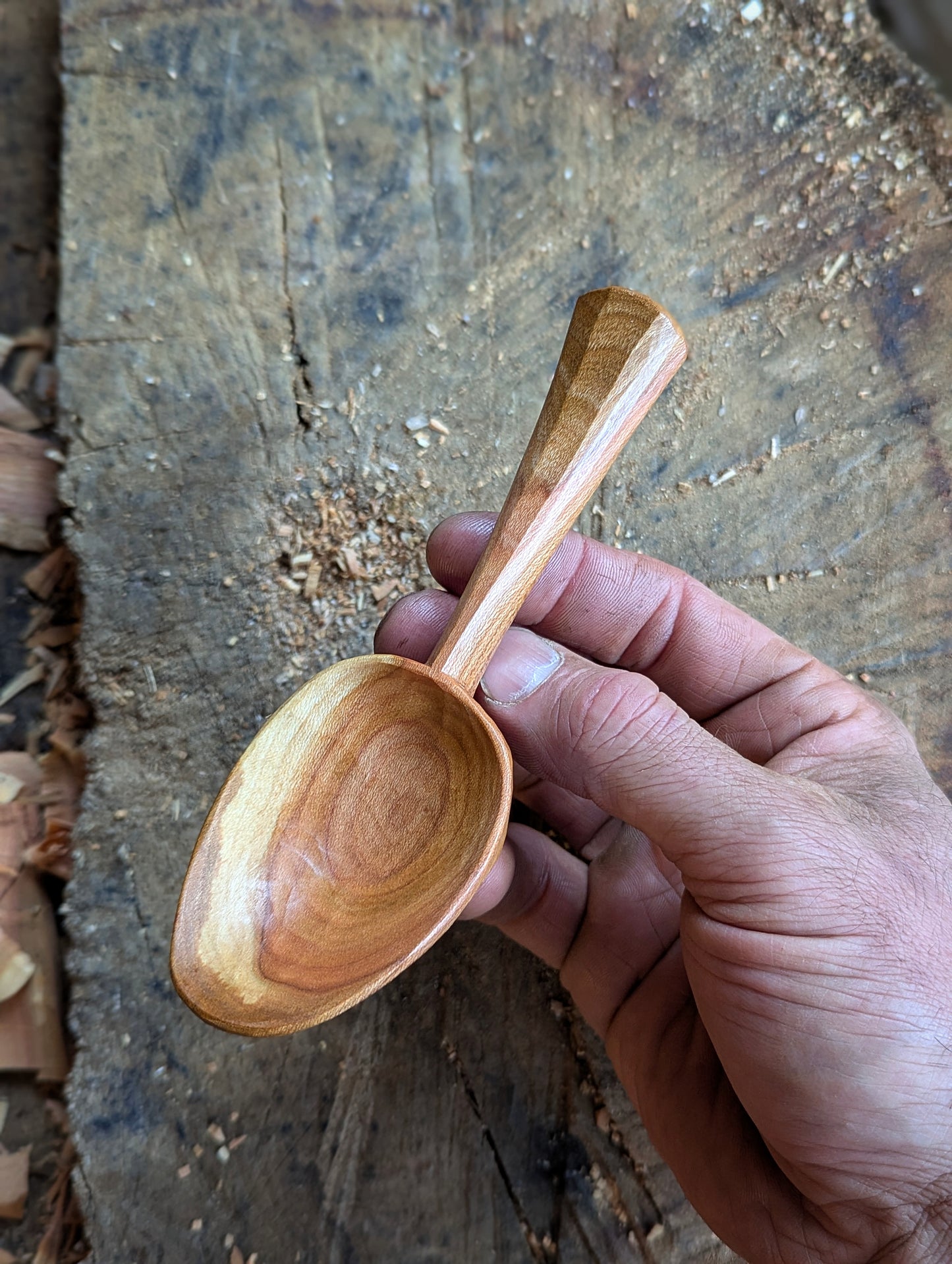 Eating Spoon - Spalted Cherry