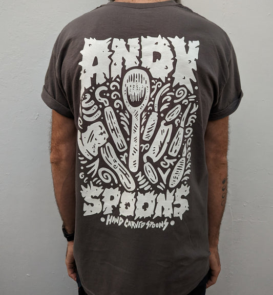 Andy Spoons T-Shirt - Charcoal